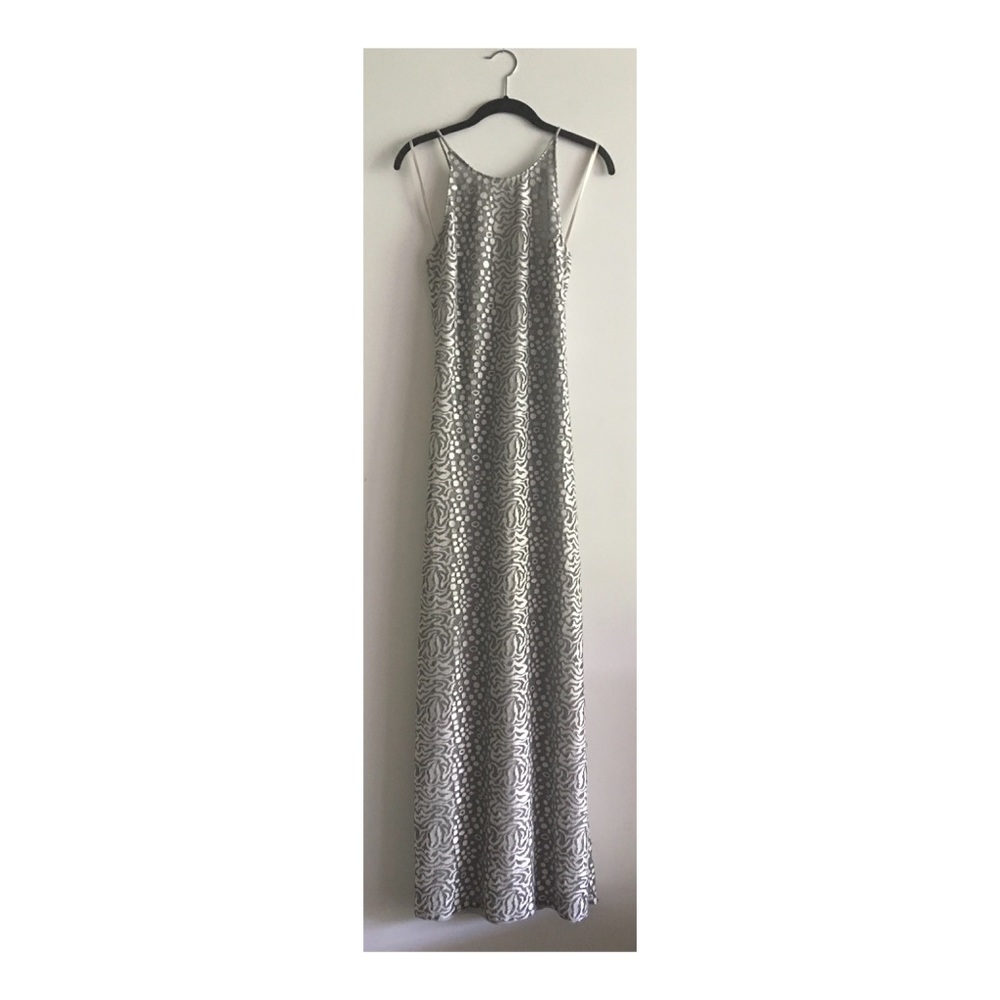 VTG Reggio Maxi Shimmering Printed Gown